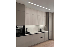 Кухня прямая, 3600мм. Материал фасадов МДФ. Срок изготовления от 30 рабочих дней. Цена на момент изготовления  127000 руб.