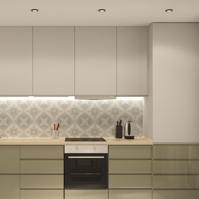 Влагозащищенный светильник Denkirs DK3012-BK