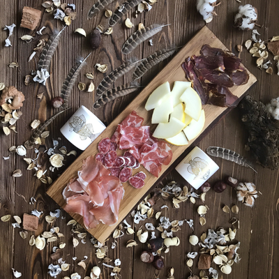 посуда для ресторана, подача на спилах, спилы для ресторана, кейтеринг, подача блюд, дуб, дерево