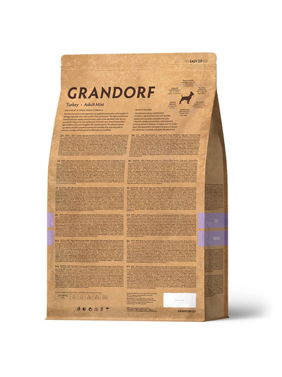 Grandorf (Грандорф): сухой корм для собак мини-пород, Индейка 1 кг