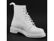 Ботинки Dr. Martens 1460 Mono White Smooth белые женские