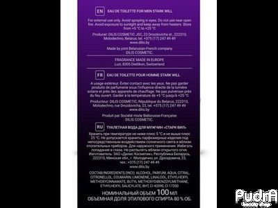Dilis Туалетная вода мужская Stark WILL | Дилис