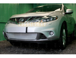 Защита радиатора Nissan Murano Z51 (рестайлинг) 2010-2015 chrome PREMIUM