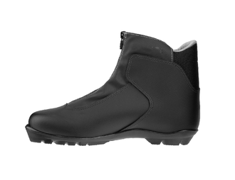 Ботинки лыжные TREK Blazzer Comfort 4 NNN ИК, черные, лого серый, размеры 39/40/41/42/43/44/45/46