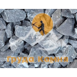 Чёрная мраморная крошка, фракция 20-40 мм