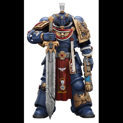 Ультрамарин в реликтовой броне (Warhammer 40K) - КОЛЛЕКЦИОННАЯ ФИГУРКА 1/18 Ultramarines Relic Primus Armor with Plasma Pistol and Combat Blade (JT02816) - JOYTOY