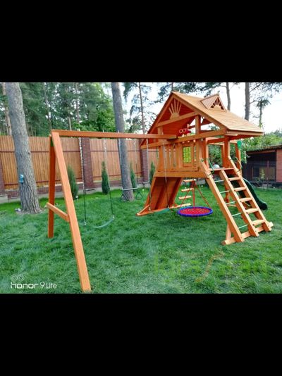 Детская площадка IgraGrad Крепость Фани с рукоходом (Дерево)