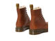 Зимние ботинки Dr. Martens 1460 с мехом коричневые (36-45)  в Кемерово