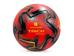 Футбольный мяч TECH TEAM TRICK, размер 5: профессиональная модель для игр и тренировок, синий с белы