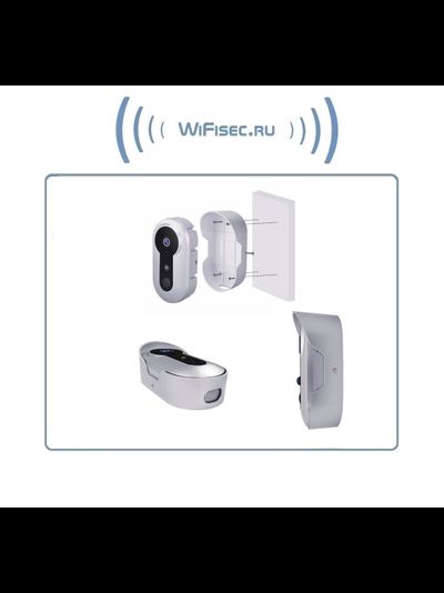 Автономная WiFi вызывная панель - видеодомофон с DVR. HD 960p