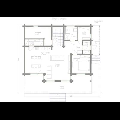 &quot;Лесная Симфония&quot;: Двухэтажный Дом из Клееного Бруса 191 м²