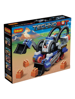 Детский развивающий конструктор Bauer 797 Набор с роботом и пилотом в коробке "Technobot"