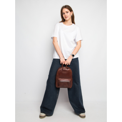 Женский кожаный рюкзак Anzolla cognac (арт. 3040-03)