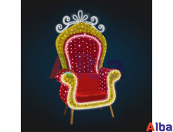 Световая фотозона Трон