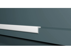 Угловой плинтус (уголок) Decor Dizain DD20, ударопрочный, влагостойкий, под покраску, 2 метра