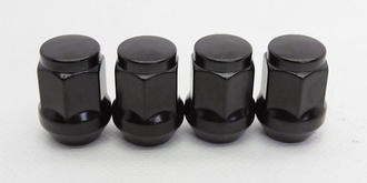 Гайка конус 12*1,25 черный HEX 19