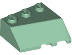 Wedge 3 x 3 Sloped Left, Sand Green (42862 / 6401019)