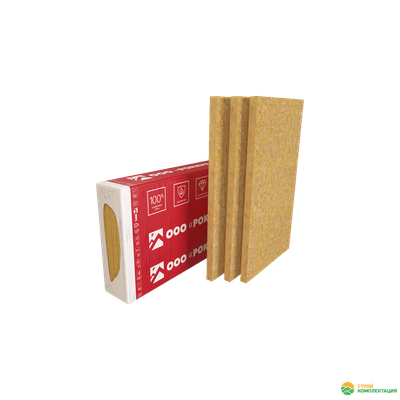 Огнезащитная плита РОКВУЛ КОНЛИТ SL 150 1000х600х25 мм (8 шт; 0,12 куб.м.)