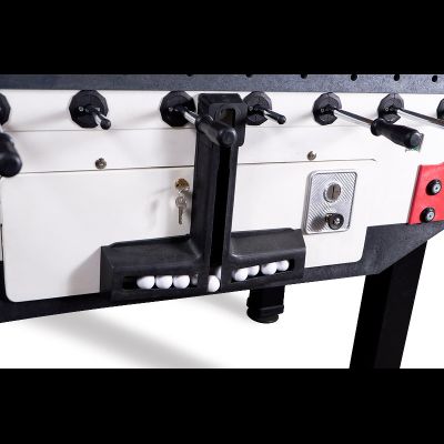 Всепогодный настольный футбол (кикер) «Storm F-3 family outdoor» (138x76x88 см, жетоноприемник) с защитным корпусом