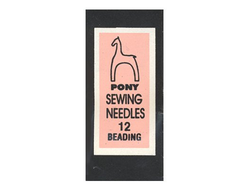 07153 PONY Иглы бусиничные разм.12 уп.25 шт