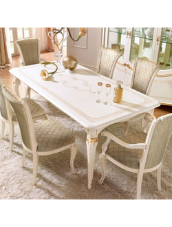 СТОЛ ОБЕДЕННЫЙ LA FENICE  LACCATO 1620 (L160/200*P98*H78,5) CASA+39