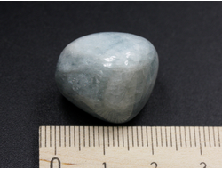 Берилл голубой (Аквамарин), галтовка, Бразилия (20*19*18 мм, 10 г) №27029