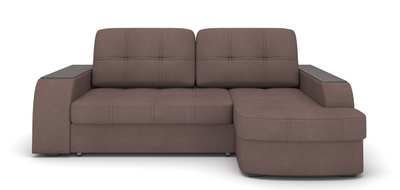 ДВУСПАЛЬНЫЙ РАСКЛАДНОЙ ПРУЖИННЫЙ УГЛОВОЙ ДИВАН-КРОВАТЬ БЕРЛИН, С РЕГУЛИРУЕМЫМИ ПОДУШКАМИ, МЕТАЛЛОСКЕЛЕТ, СО СПАЛЬНЫМ МЕСТОМ И МЕХАНИЗМОМ ДЕЛЬФИН, ШИРОКИЕ ПОДЛОКОТНИКИ С ДЕКОРОМ И СИСТЕМОЙ ХРАНЕНИЯ