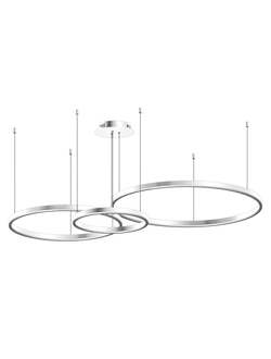 08223,01PA(4000K) Подвес димм.Тор белый d80+60+40