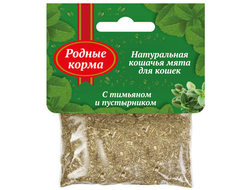 РОДНЫЕ КОРМА 15 г кошачья мята с тимьяном и пустырником