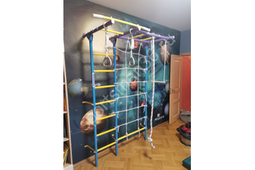 Шведская стенка Romana S7, цвет сиренево-голубой