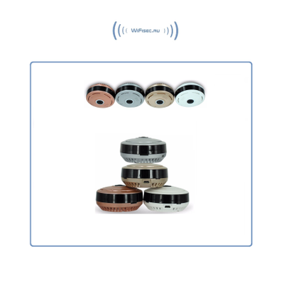 Потолочная/настенная WiFi видеокамера панорамная с DVR (fish_ufo_S), 960P HD (360EyeS)