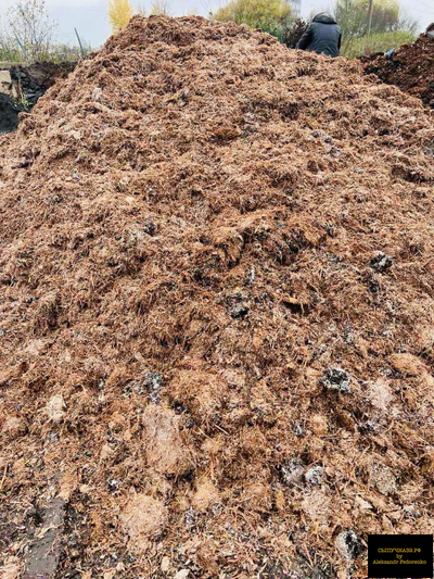 отработанный грибной субстрат