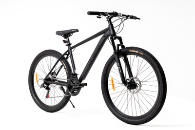 Велосипед FET technics 27,5" black (21 скорость, Shimano, дисковые тормоза)