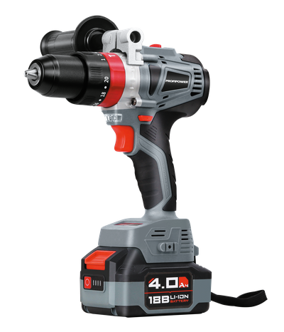 Аккумуляторная дрель бесщеточная ударная PROFIPOWER MKDHP-18V