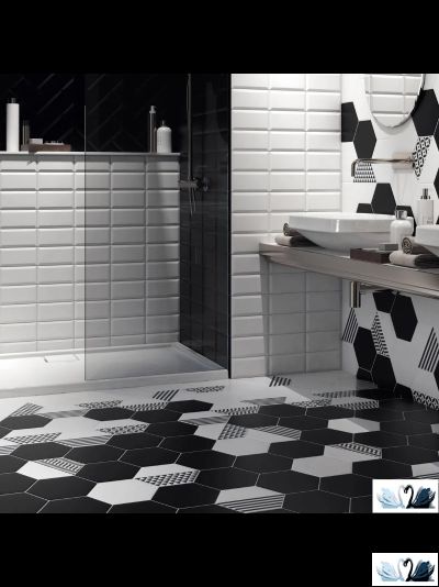 Керамогранит Керама Марацци Буранелли белая SG23000N напольная керамическая шестиугольник