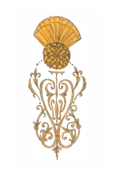 Авторские открытки, коллекция "Чертополох"