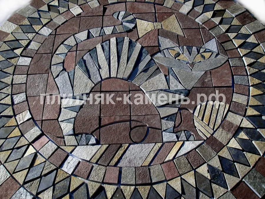 каменные ковры из натурального камня