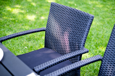 Столовая группа Milano черная