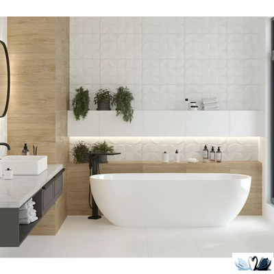 Плитка Gracia Ceramica Nature white wall 01 30x50 см настенная