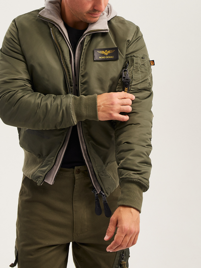 Куртка MA-1 WING D.GREEN