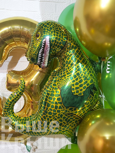 Сет "Тираннозавр" (13 шариков + 1 цифра)