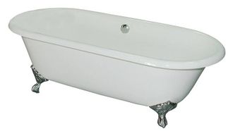 Чугунная ванна Elegansa Gretta Chrome 1700х750х460 mm