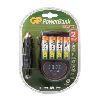 Зарядное устройство GP PB50GS270CA 4 слота в комплекте 4 аккумулятора 2700mAh
