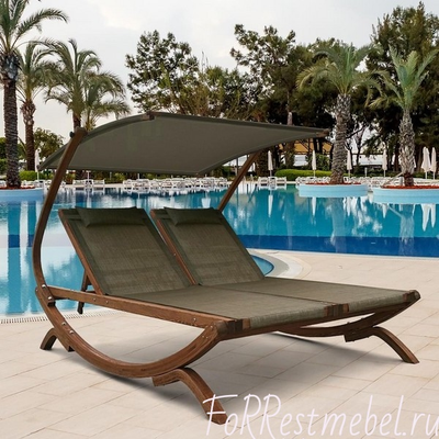 Шезлонг-лежак Мальта Olive