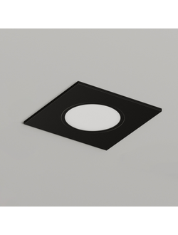 Точечный встраиваемый влагозащищенный светильник Denkirs DK3102-BK