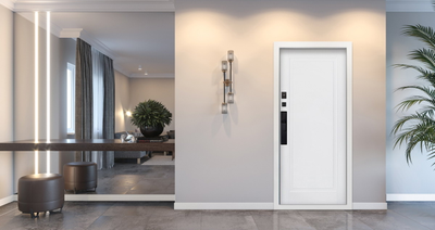 Стальная дверь   Сапсан (биометрический замок Smart lock К06)
