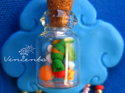 Карамельное счастье. Брошь ручной работы из полимерной глины