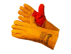 Краги сварщика оранжевые усиленные с подкладкой Gward Track Lux