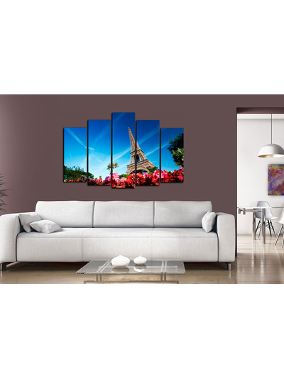 Модульная картина "Небо Парижа"