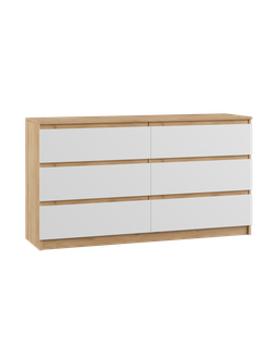 Мадера Комод 1384 Крафт золотой/Белый